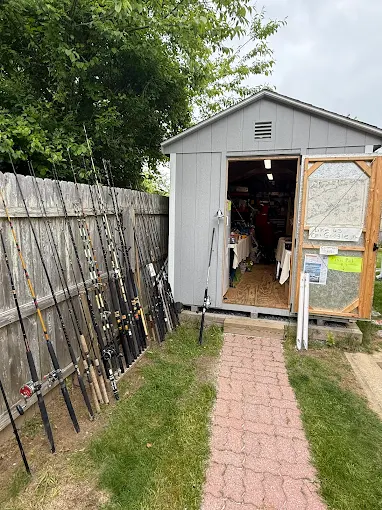 The shed — open daily